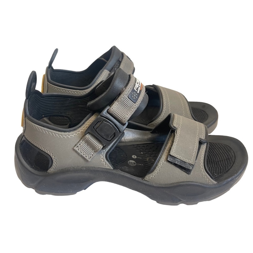 Rider Adventure Line Men’s Brown Beach Vacation Summer Sandals Hook and Loop